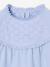 Tee-shirt blouse fille détail broderie anglaise manches longues bleu pâle+écru+marine+mauve+vert foncé 3 - vertbaudet enfant 