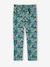 Pantalon fluide imprimé fleurs fille marine+rouge+vert émeraude 1 - vertbaudet enfant 