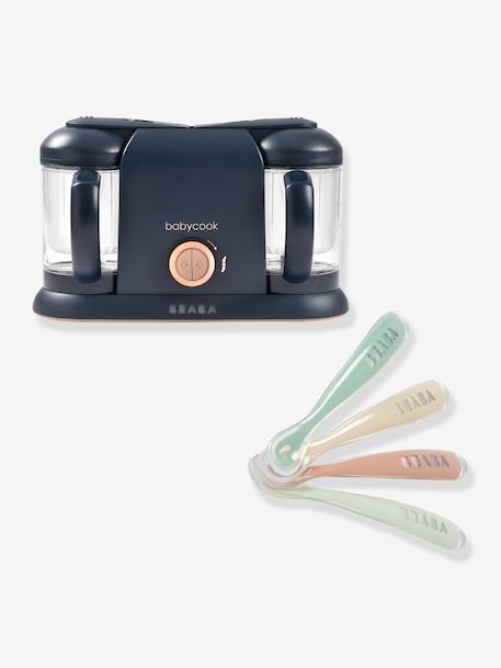 Pack robot Babycook Duo + cuillères bleu nuit 1 - vertbaudet enfant 