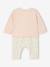 Ensemble bébé sweat et pantalon écru+rose pâle 10 - vertbaudet enfant 