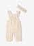 Salopette bébé fille molleton + bandeau écru+vanille 4 - vertbaudet enfant 