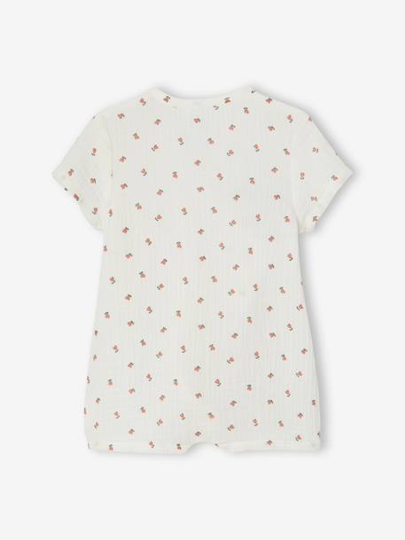 Combishort bébé fille personnalisable écru 2 - vertbaudet enfant 