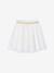 Jupe fille en tulle broderie lurex blanc 1 - vertbaudet enfant 