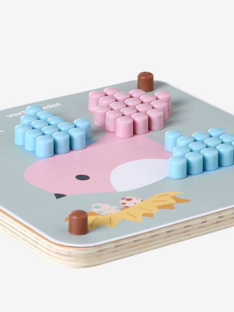 Mes premières mosaïques en bois FSC® multicolore 2 - vertbaudet enfant 