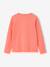T-shirt fille coeur pailleté manches longues anthracite+corail+écru+rose poudré 8 - vertbaudet enfant 