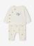 Ensemble bébé sweat et pantalon écru+rose pâle 1 - vertbaudet enfant 