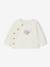 Ensemble bébé sweat et pantalon écru+rose pâle 2 - vertbaudet enfant 