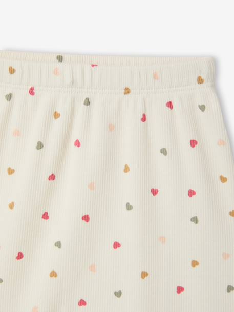 Ensemble bébé sweat et pantalon écru+rose pâle 12 - vertbaudet enfant 