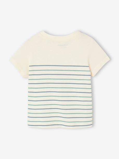 T-shirt bébé garçon en coton bio écru 3 - vertbaudet enfant 