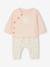 Ensemble bébé sweat et pantalon écru+rose pâle 7 - vertbaudet enfant 