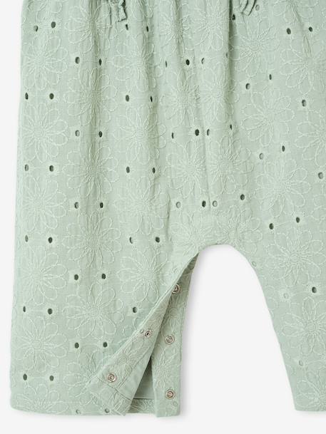 Combinaison longue bébé fille vert sauge 4 - vertbaudet enfant 
