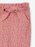 Pantalon fluide imprimé fleurs fille marine+rouge+vert émeraude 6 - vertbaudet enfant 