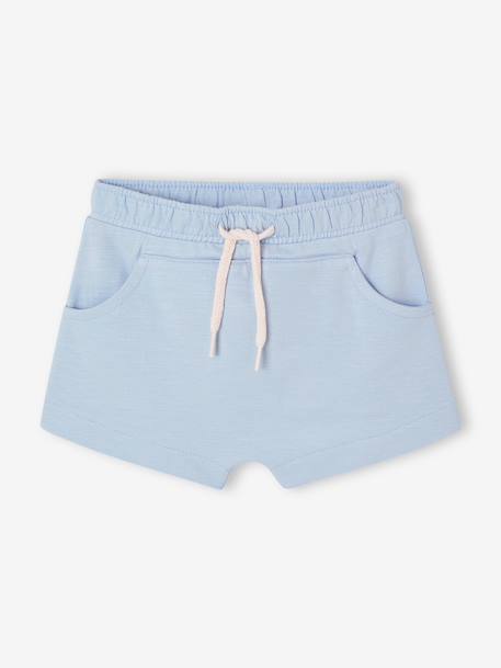 Lot 2 bermudas bébé garçon en molleton rayé bleu 3 - vertbaudet enfant 