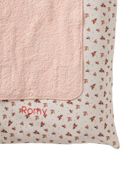 Housse matelas à langer personnalisable beige imprimé+écru / vert feuille+multicolore+vert sauge 13 - vertbaudet enfant 