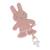 Doudou attache tétine  miffy - flower Rose clair 1 - vertbaudet enfant 