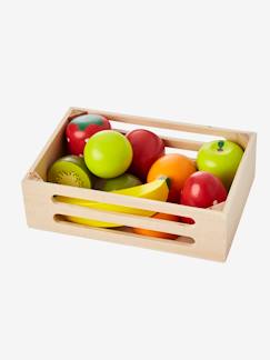 Jouet-Cagette de fruits en bois FSC® pour dinette