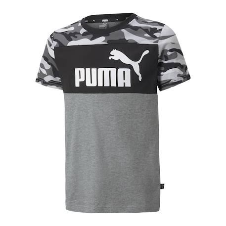 Tee shirt junior  ess+ camo Noir 1 - vertbaudet enfant 