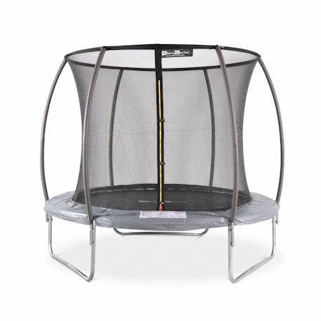 Trampoline rond ø 250cm avec filet de protection intérieur - pluton inner 2,50 m 250 cm Gris 1 - vertbaudet enfant 