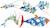Jeu de construction phosphorescent, magnétique, flexible, et imaginatif Clixo Ocean Bleu 5 - vertbaudet enfant 