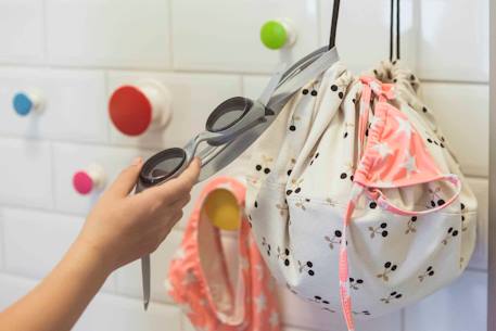 Sac de rangement- mini- cerise Beige et noir 5 - vertbaudet enfant 
