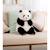 Peluche panda 50cm - gamme premium Noir 5 - vertbaudet enfant 