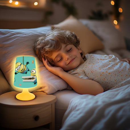 Mini lampe de chevet veilleuse sans fil minions Bleu 5 - vertbaudet enfant 