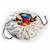 Sac de rangement- mini- cerise Beige et noir 1 - vertbaudet enfant 