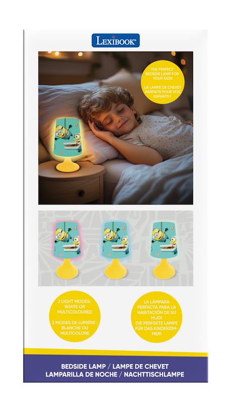 Mini lampe de chevet veilleuse sans fil minions Bleu 4 - vertbaudet enfant 