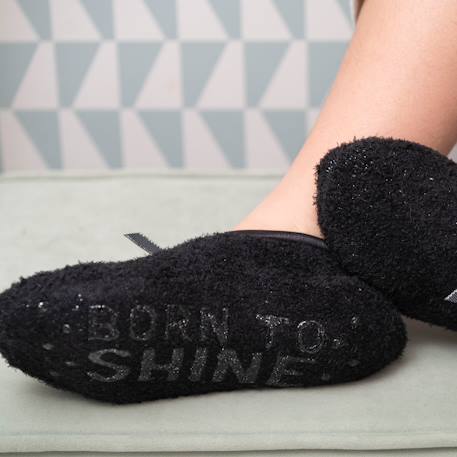Chaussettes d'intérieur ultra confortables, avec picots antidérapants Noir 3 - vertbaudet enfant 