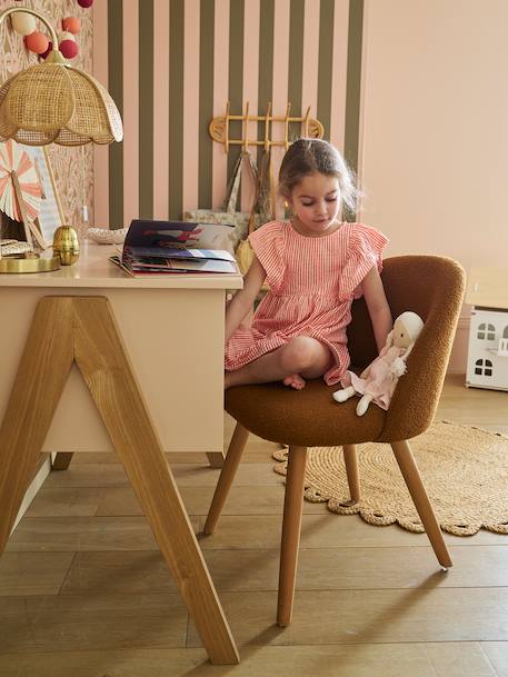 Bureau enfant Rétro Vintage rose poudré 4 - vertbaudet enfant 