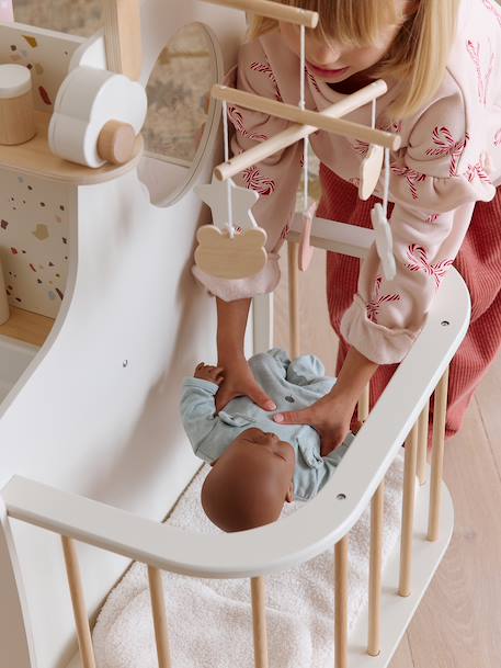 Nurserie poupon en bois FSC® blanc 4 - vertbaudet enfant 