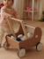 Chariot de marche landau en bois FSC® caramel 1 - vertbaudet enfant 