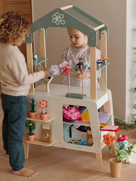 Atelier du fleuriste en bois FSC® vert 1 - vertbaudet enfant 