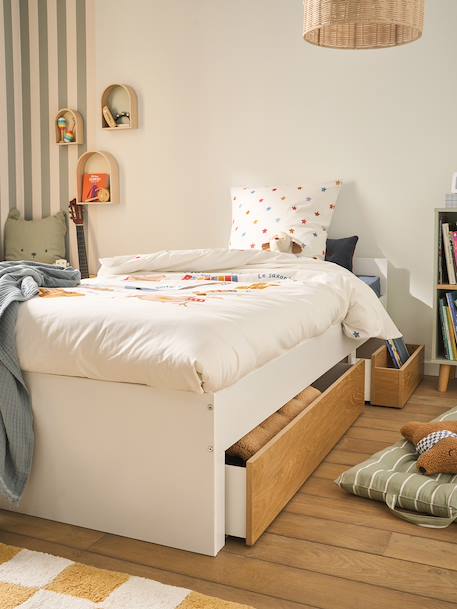 Lit enfant cabane 90x190cm blanc 2 - vertbaudet enfant 
