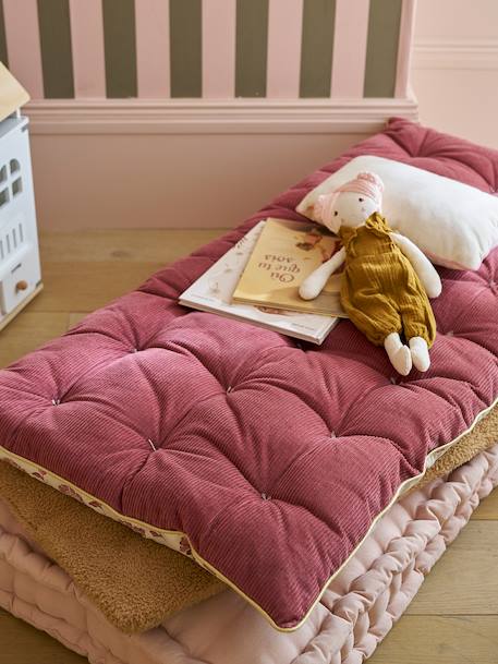 Matelas de sol bi-matière fleurs/velours Arizona rose 3 - vertbaudet enfant 