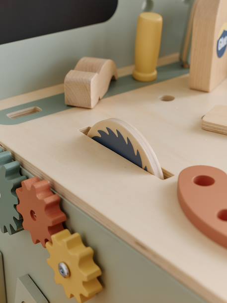 Etabli de bricolage avec accessoires en bois FSC® vert 2 - vertbaudet enfant 