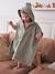 Poncho de bain bébé avec coton recyclé personnalisable Animal beige+ocre+olive+rose pâle 16 - vertbaudet enfant 