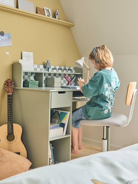 Bureau enfant Damier vert 4 - vertbaudet enfant 