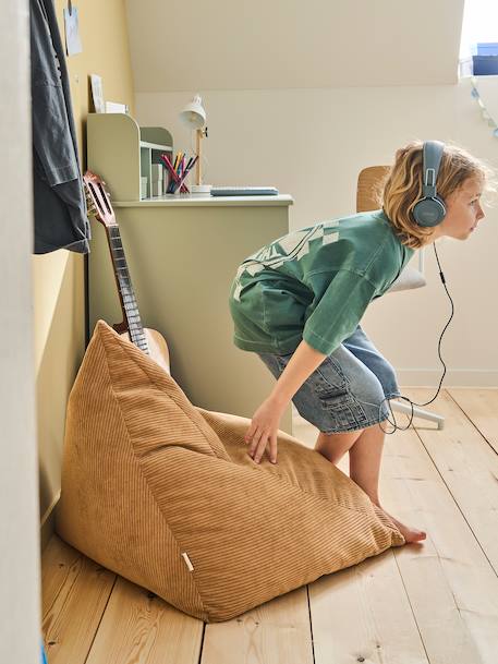 Poire Enfant en velours côtelé camel 2 - vertbaudet enfant 