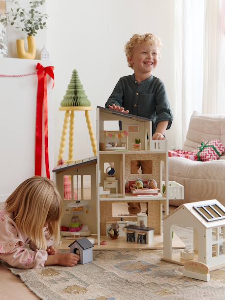 Maison moderne des amis en bois FSC® bois 1 - vertbaudet enfant 