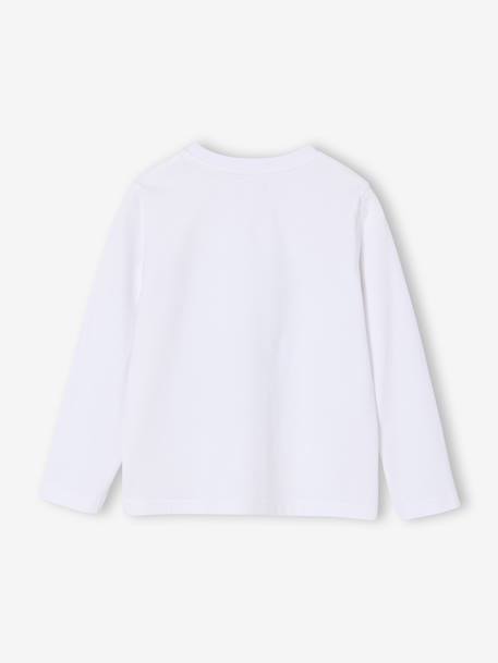 Lot de 3 t-shirts garçon blanc+caramel 5 - vertbaudet enfant 