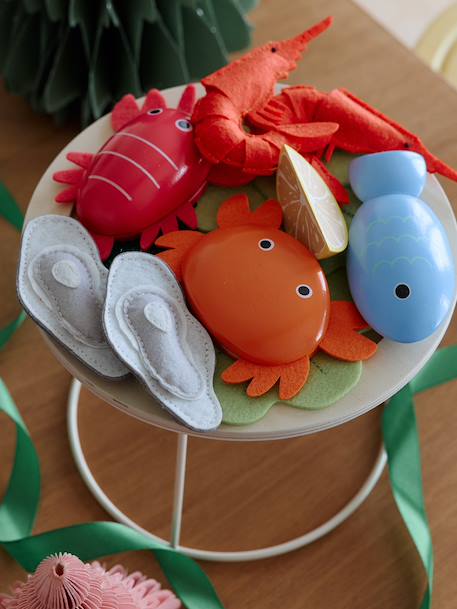 Plateau fruits de mer en bois FSC® bleu 1 - vertbaudet enfant 