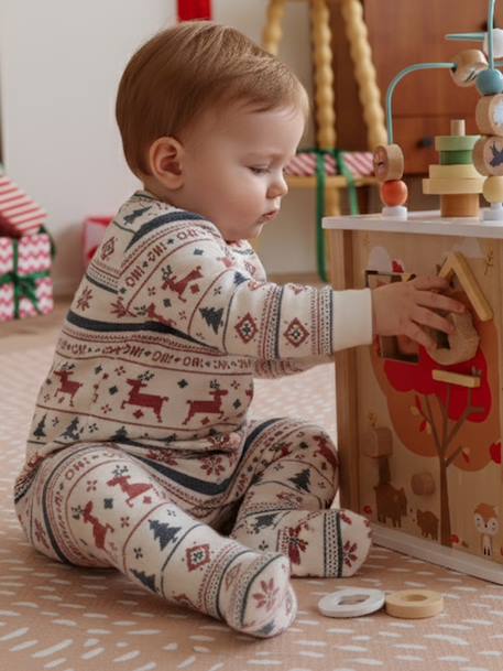 Pyjama bébé mixte Noël capsule famille bleu nuit 1 - vertbaudet enfant 