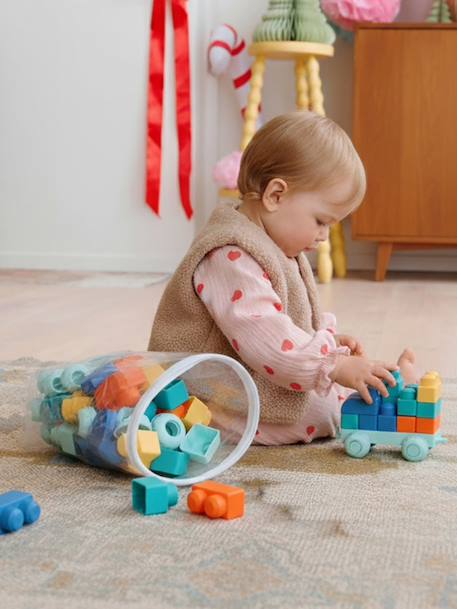 Set de 100 briques de construction en plastique multicolore 1 - vertbaudet enfant 