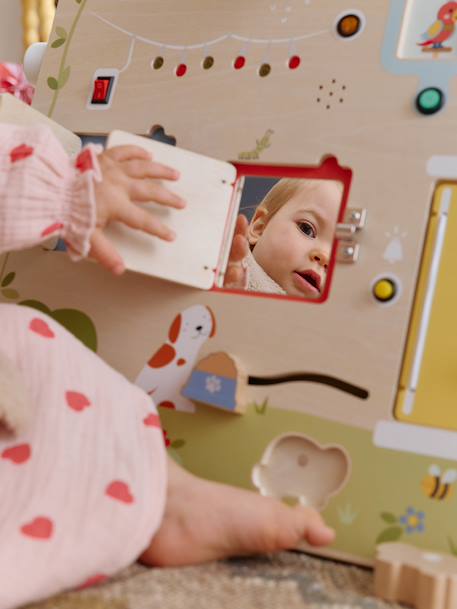 Planche d'activités sons et lumières en bois FSC® bois 2 - vertbaudet enfant 