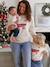 Sweat femme noël capsule famille vanille 2 - vertbaudet enfant 
