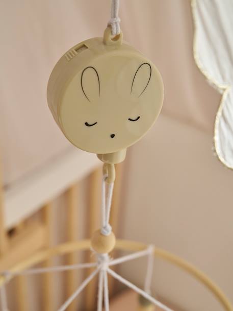 Mobile musical LAPIN bois 5 - vertbaudet enfant 