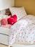 Parure housse de couette enfant et taie d'oreiller COEURS blanc imprimé 1 - vertbaudet enfant 