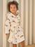 Peignoir de bain Enfant CHANTIER personnalisable, avec coton recyclé blanc imprimé 1 - vertbaudet enfant 