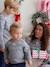 Pull mixte adulte noël capsule famille gris chiné 4 - vertbaudet enfant 